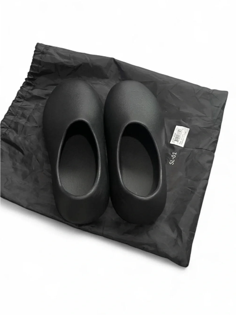 YEEZY SL-01 Shoes Mens Size 6 Black Slip On Comfort Mules Kanye